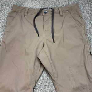 686 Everywhere Pants Mens 32x31 Beige Slim Fit Stretch Performance Pockets